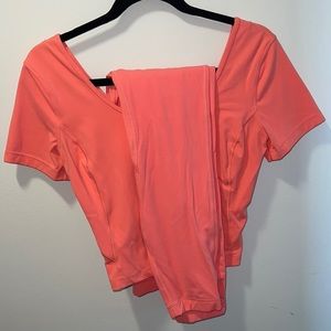 lululemon align set in raspberry cream - size 6